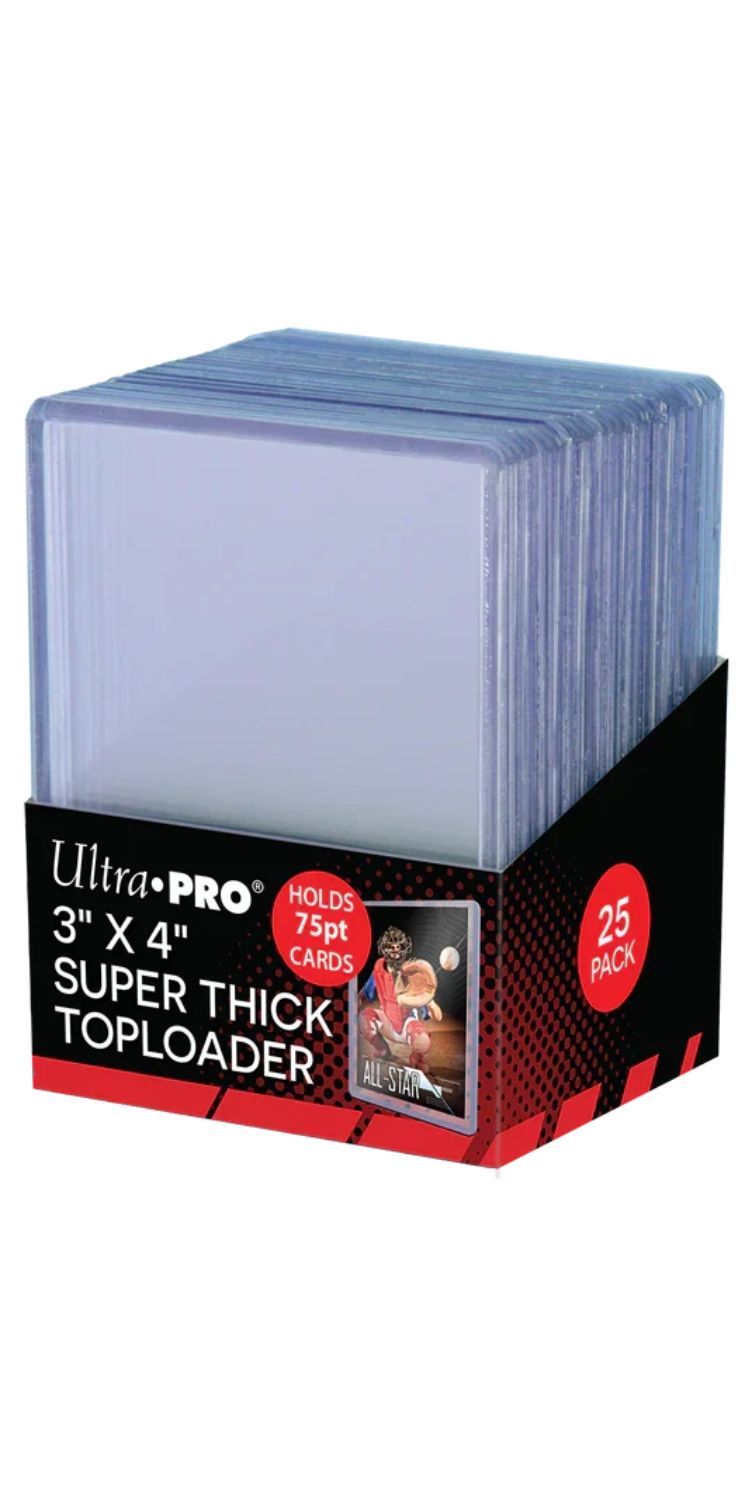Projekt bez nazwy (14) Ultra PRO – Super Thick Toploader 3” x 4” (75pt) – 25 szt. - obrazek 1